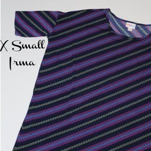 NWT XSmall LuLaRoe Irma Shirt